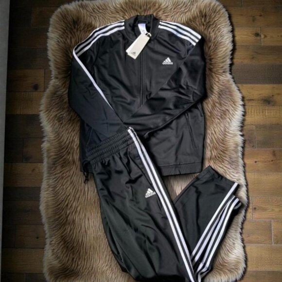 NWT Adidas 2 pc track jacket and pants matching womens size L large - Picture 2 of 5